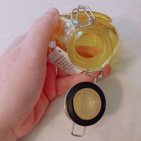 Glass Canary Yellow Bird Jar - Picture 4 of 4